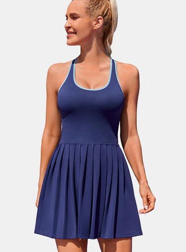 Women’s Seamless Pleated Athletic Dress